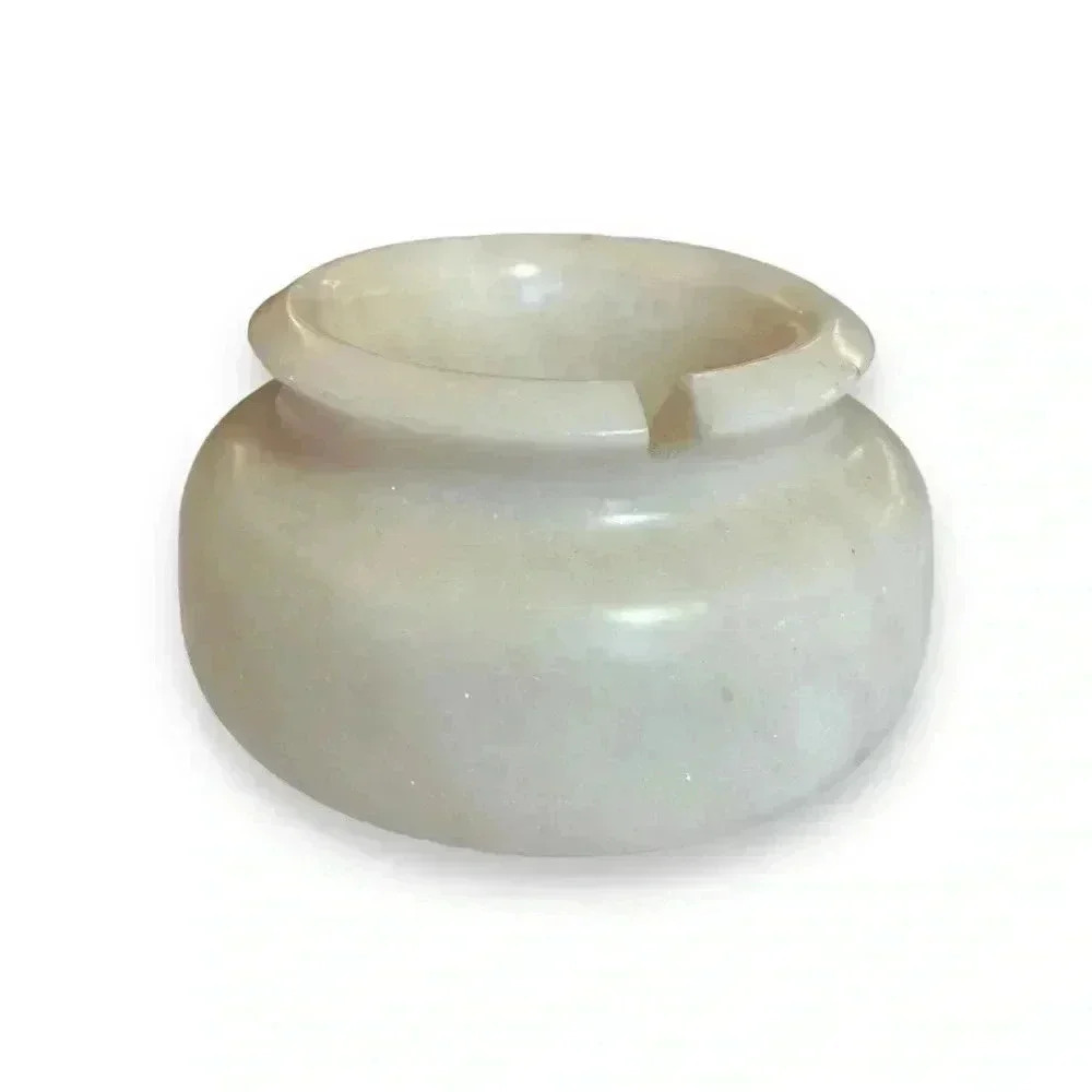 Vintage White Marble Ashtray